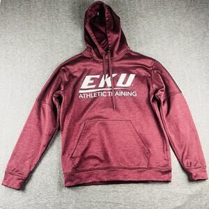 Eastern Kentucky University Colonels Adidas Pullover Hoodie Maroon Size Large